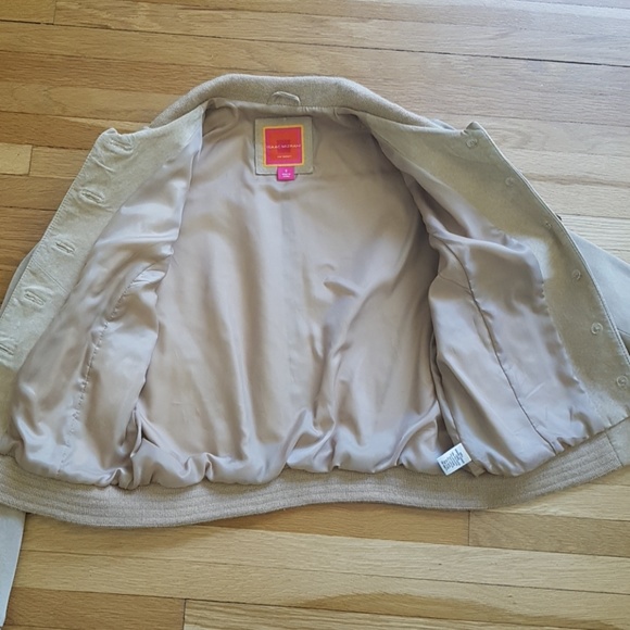 Isaac mizrahi for target suede bomber jacket sz.S - Picture 8 of 9